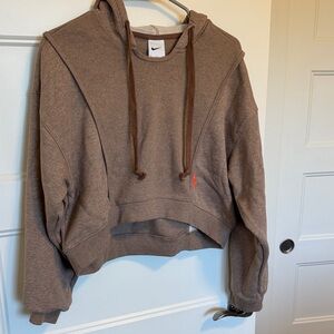 NWOT NIKE CROPPED HOODIE SWEATSHIRT SMALL